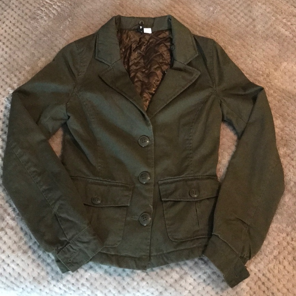 Army green jacket